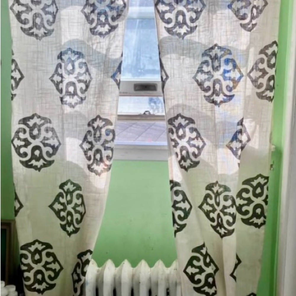 West Elm Linen Curtains- 3 PAIR (6 panels)